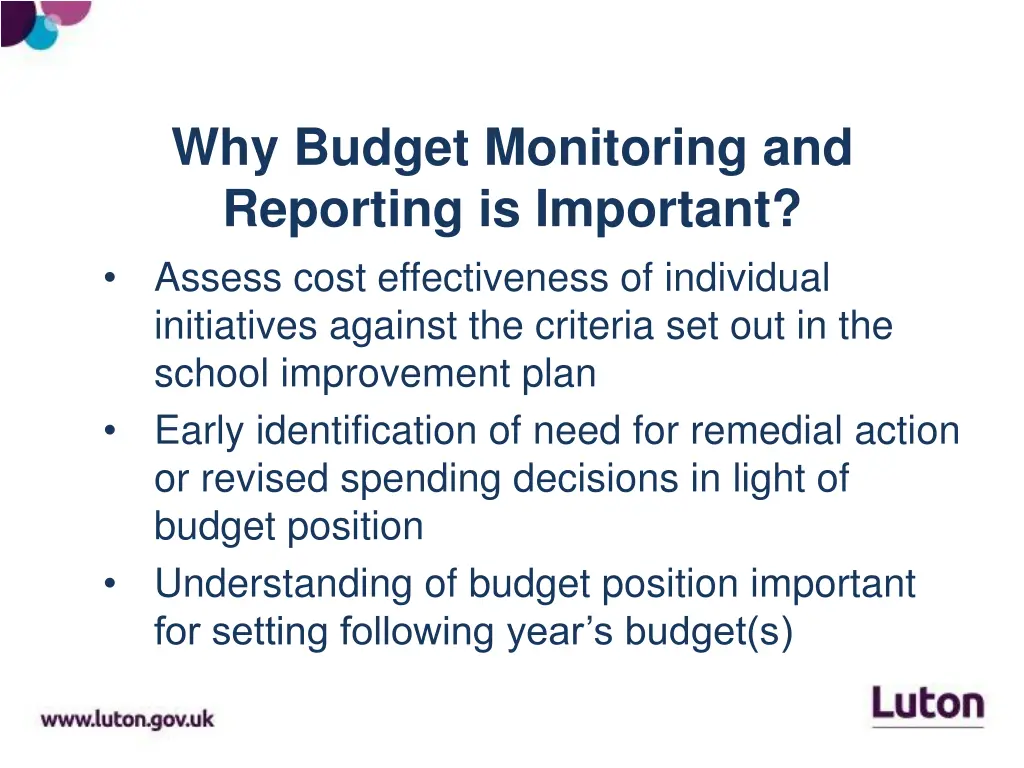 why budget monitoring and reporting is important 1