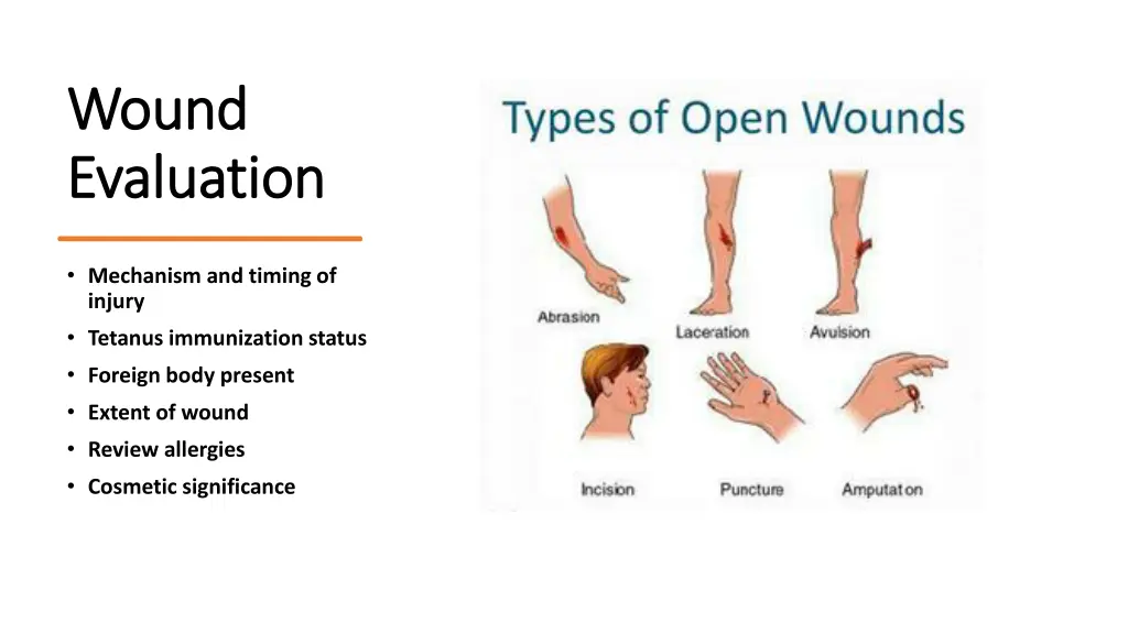 wound wound evaluation evaluation