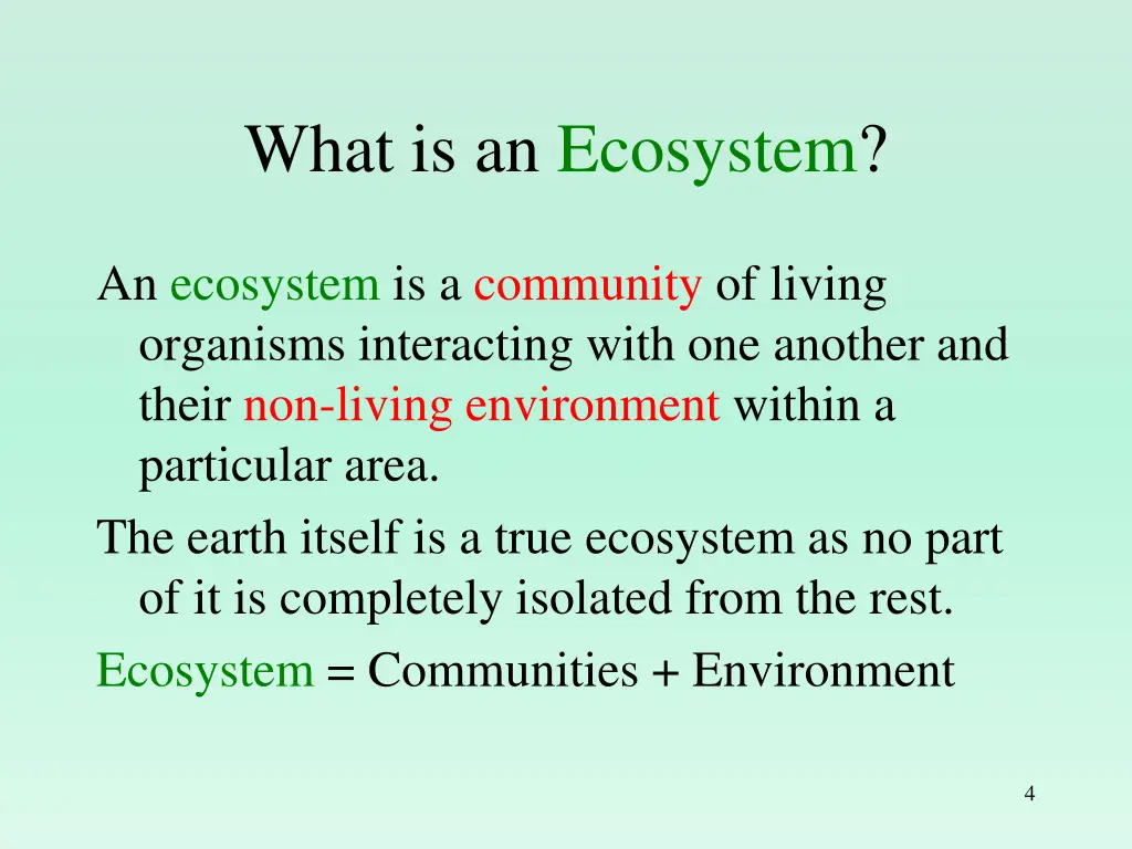 what is an ecosystem