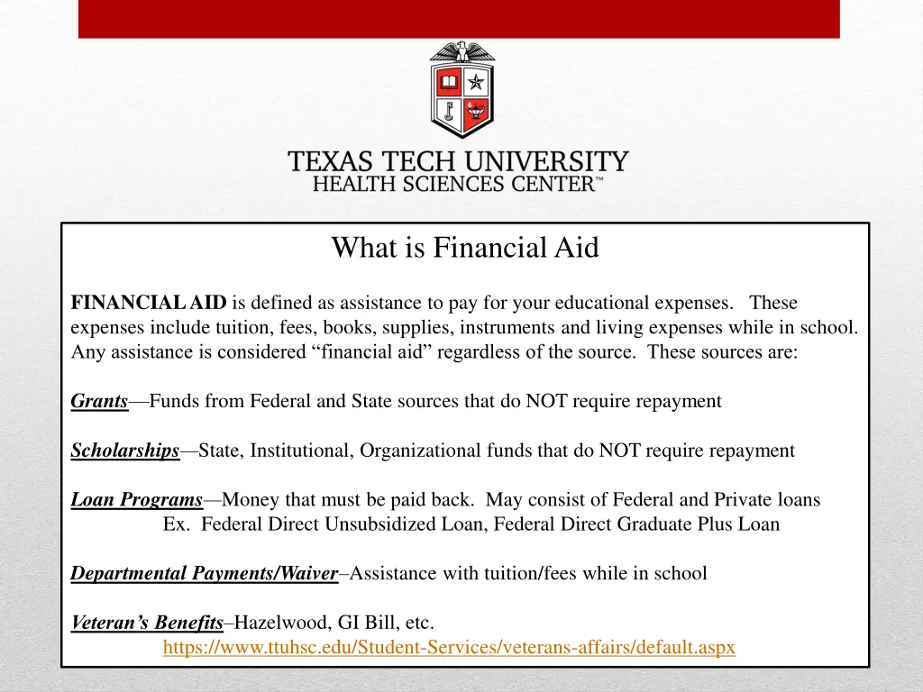 what is financial aid