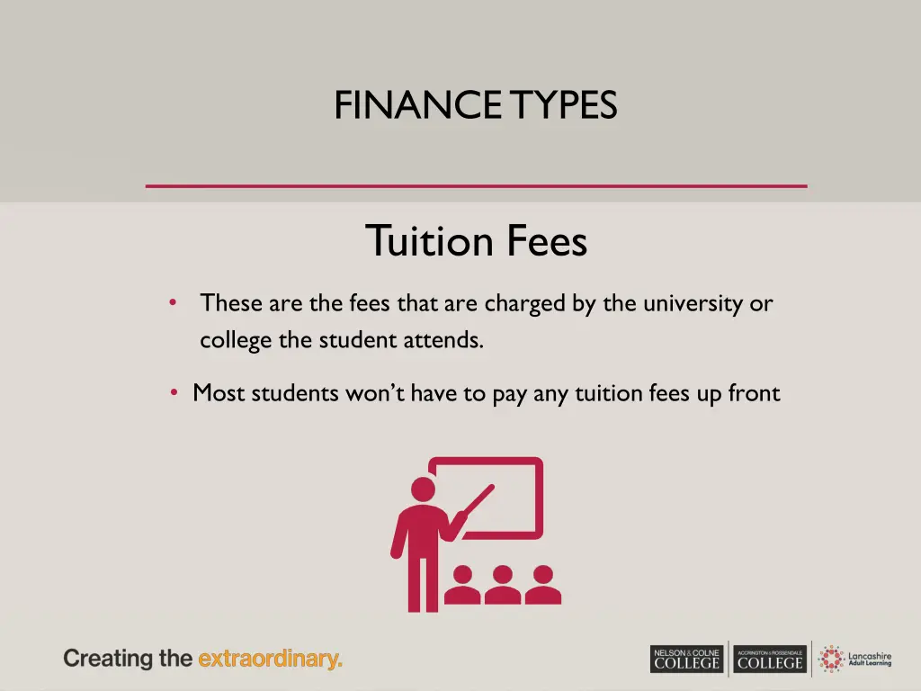 finance types