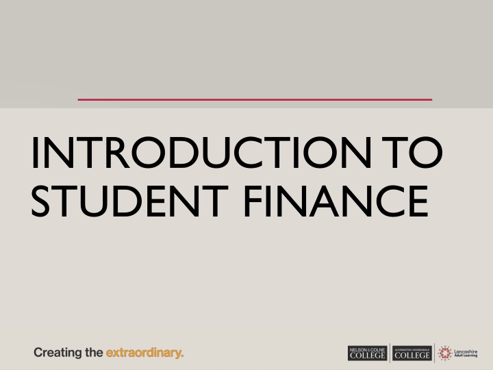 introduction to student finance