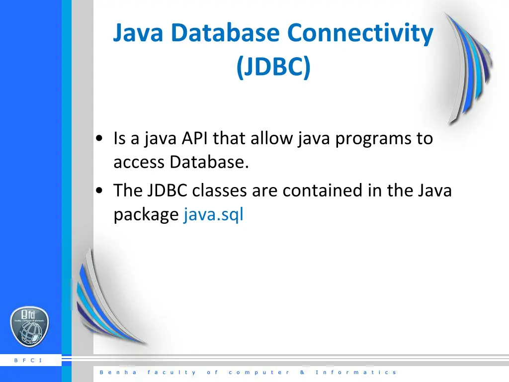 java database connectivity jdbc