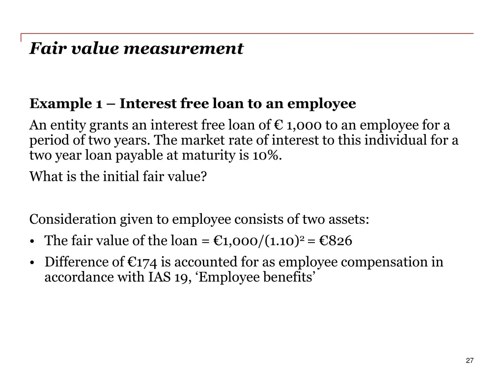 fair value measurement 1