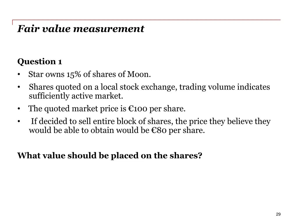 fair value measurement 2