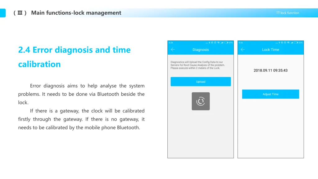 main functions lock management 5