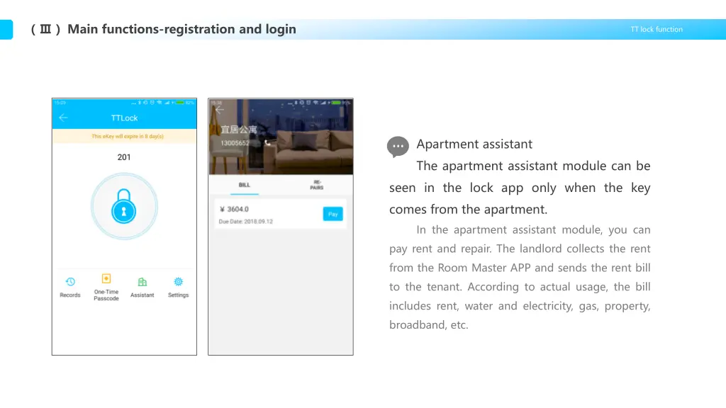 main functions registration and login 6