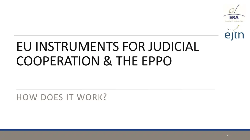 eu instruments for judicial cooperation the eppo