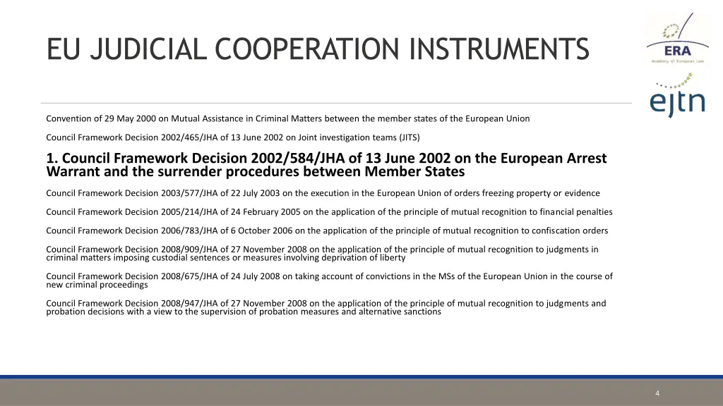 eu judicial cooperation instruments 1