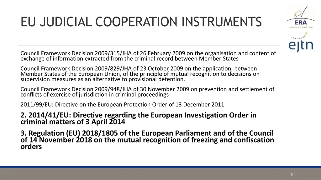 eu judicial cooperation instruments 2