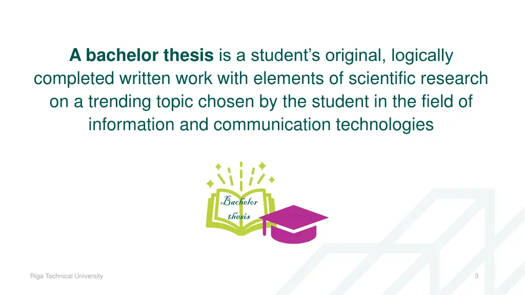 a bachelor thesis is a student s original