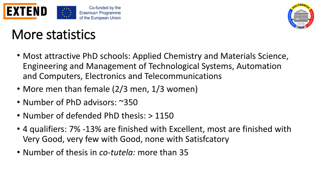 more statistics more statistics