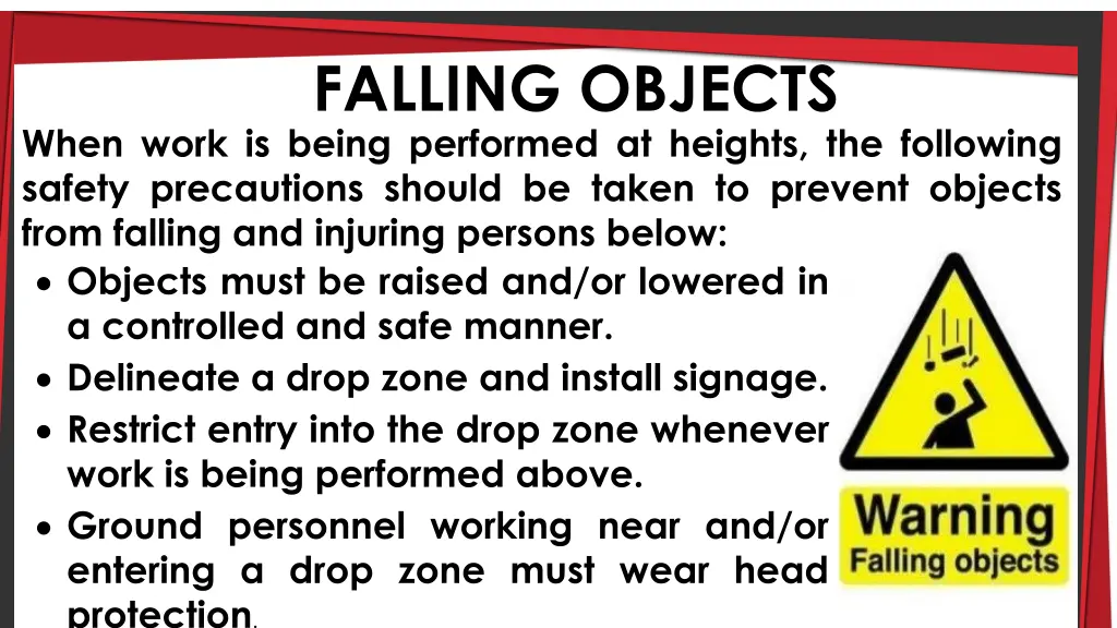 falling objects