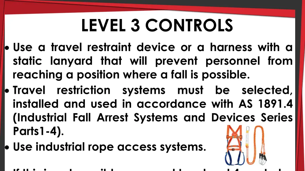 level 3 controls