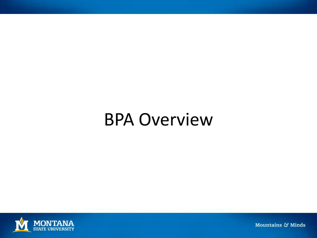 bpa overview