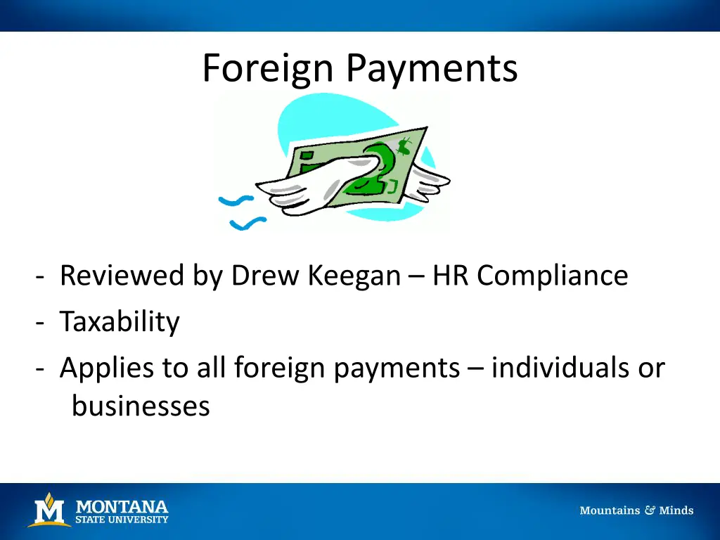 foreign payments