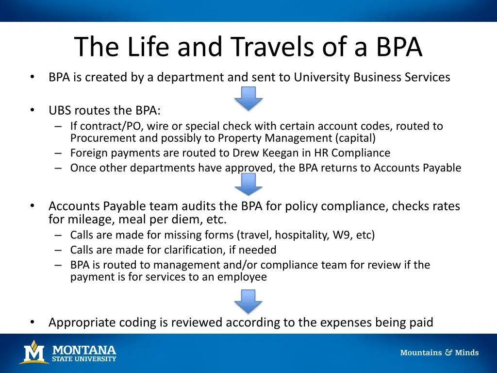 the life and travels of a bpa