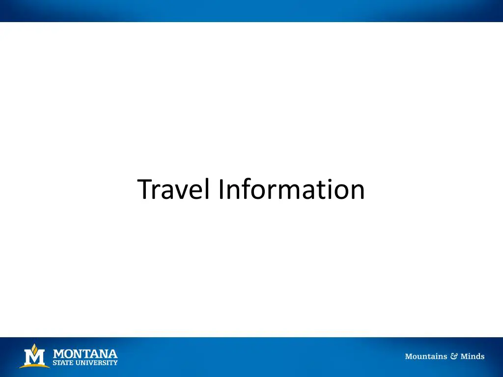 travel information