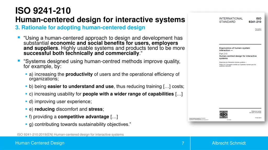 iso 9241 210 human centered design