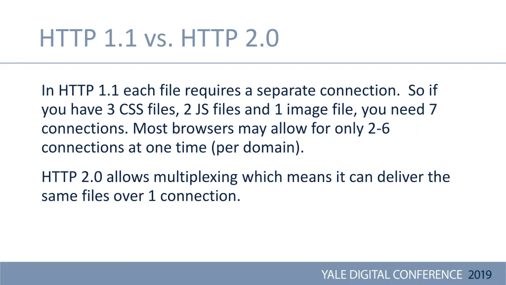 http 1 1 vs http 2 0