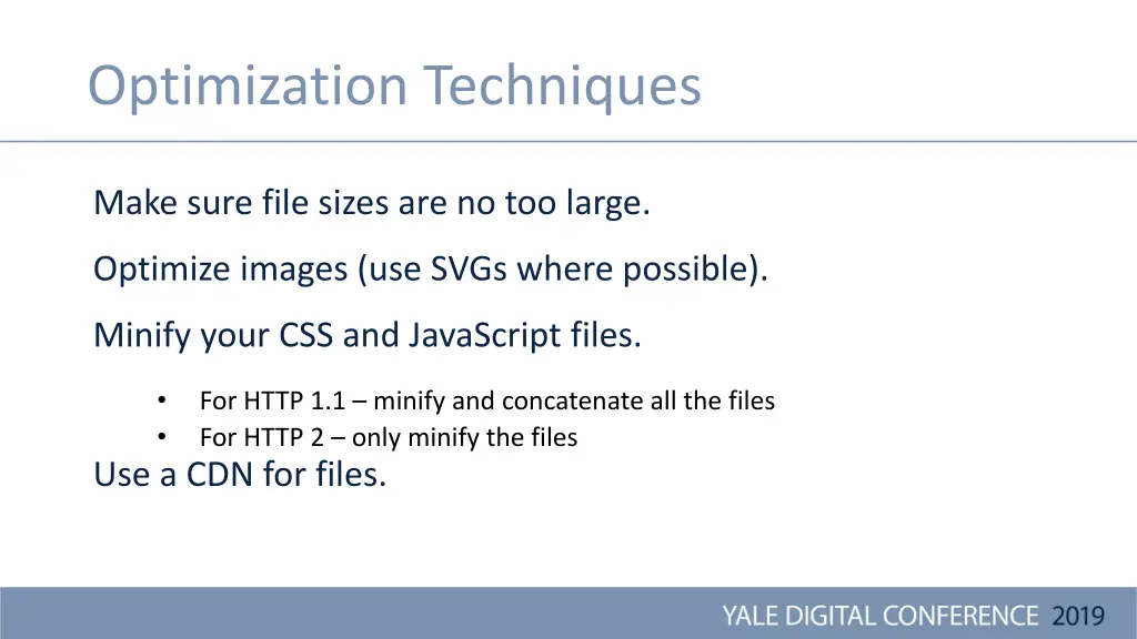 optimization techniques