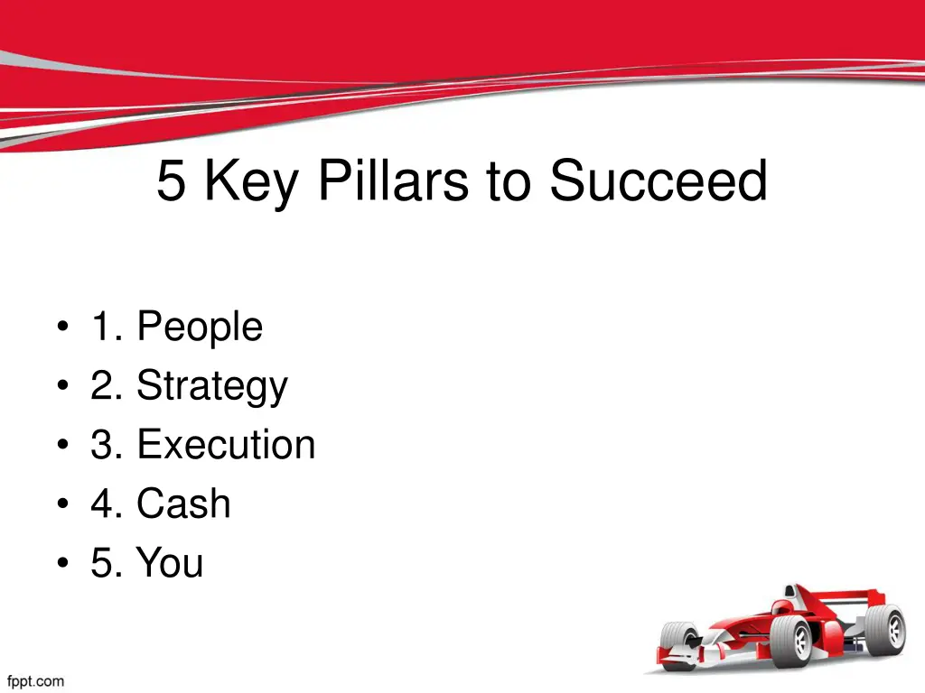 5 key pillars to succeed