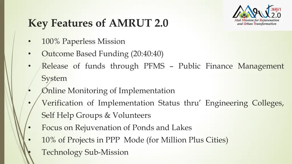 key features of amrut 2 0