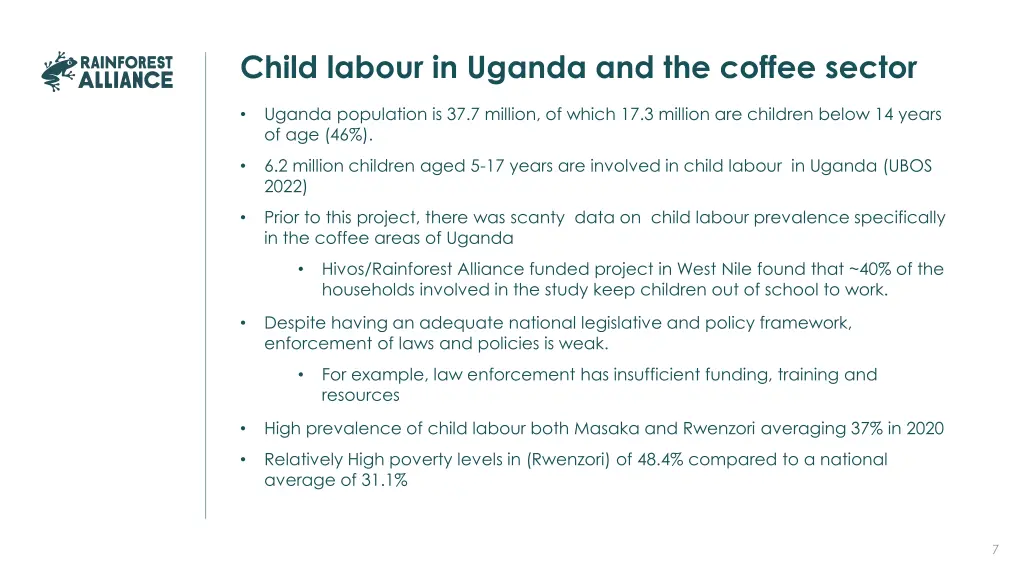 child labour in uganda and the coffee sector