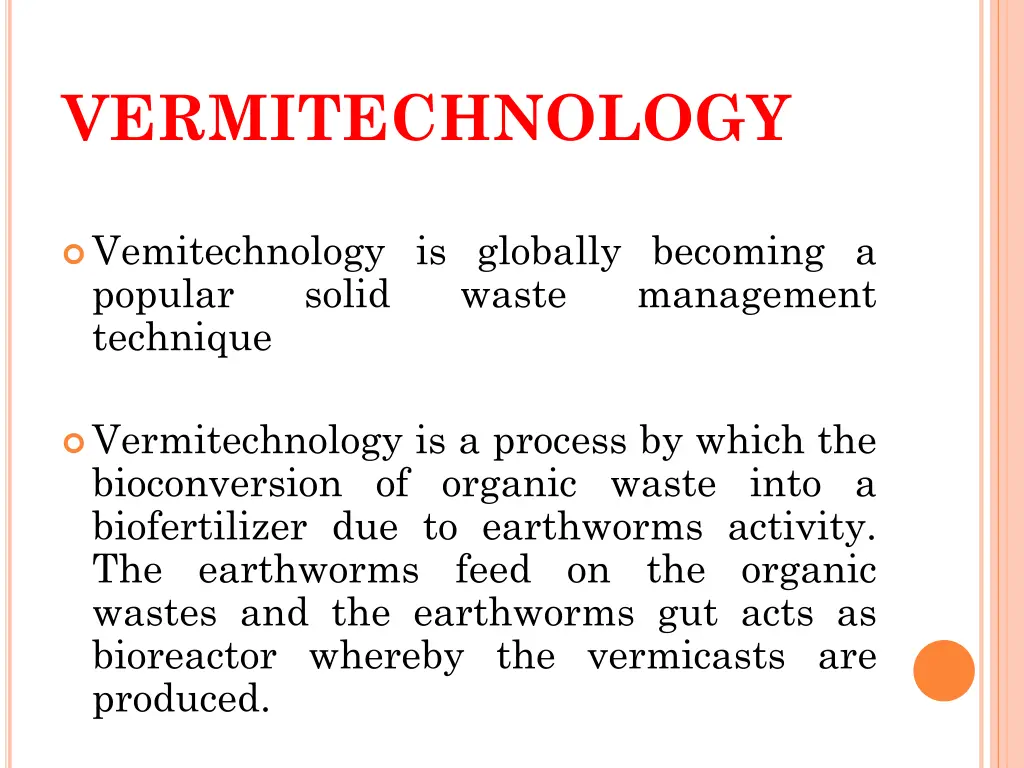 vermitechnology