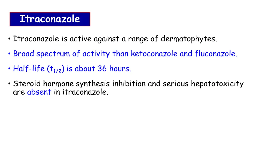 itraconazole