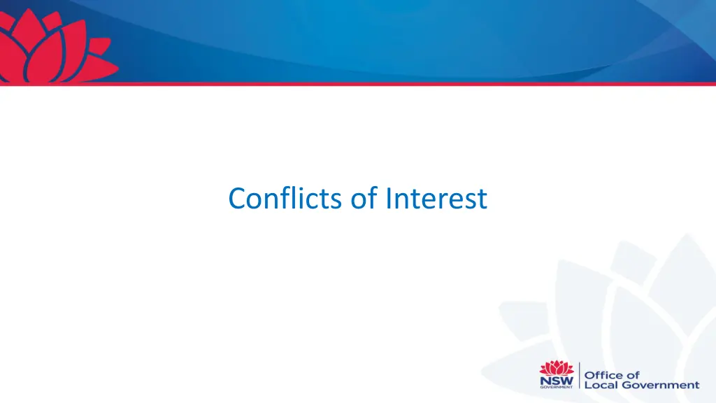 conflicts of interest