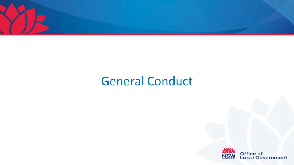 general conduct