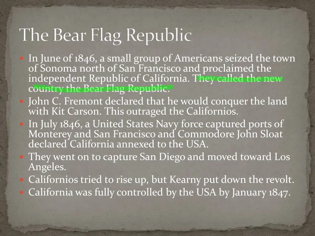 the bear flag republic