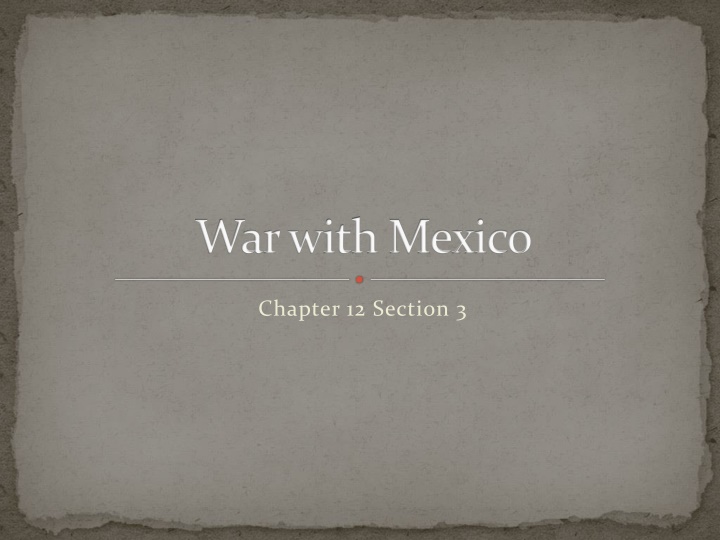 war with mexico