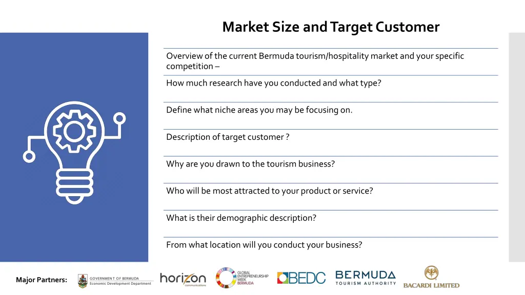 market size and target customer