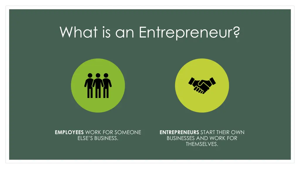 what is an entrepreneur