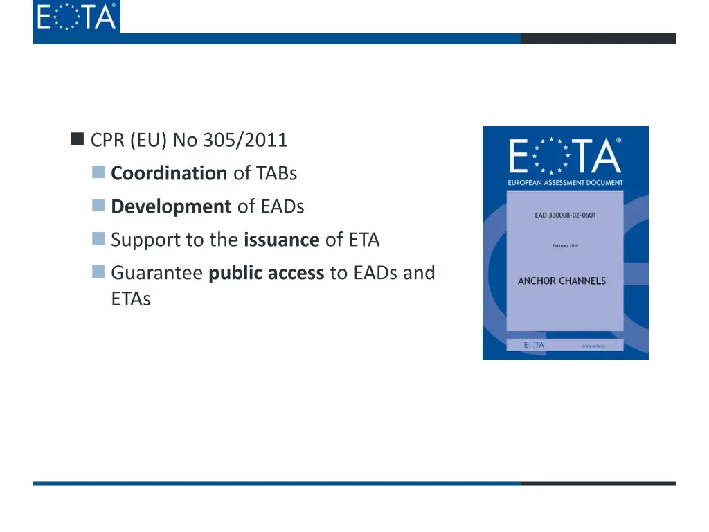 cpr eu no 305 2011 coordination of tabs