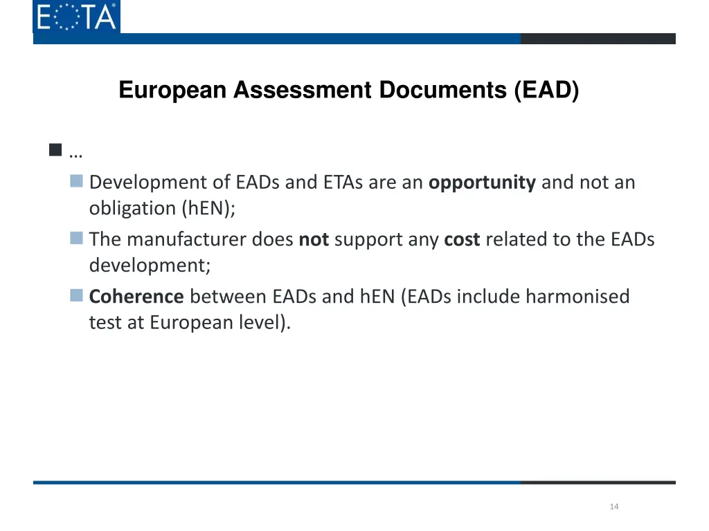 european assessment documents ead 1