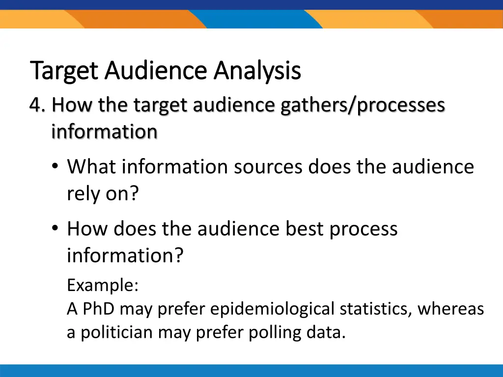 target audience analysis target audience analysis 4