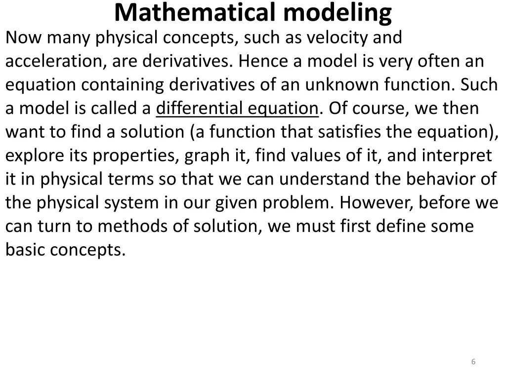 mathematical modeling 1