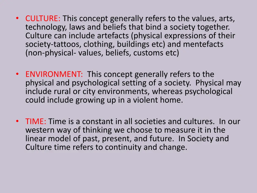 culture this concept generally refers