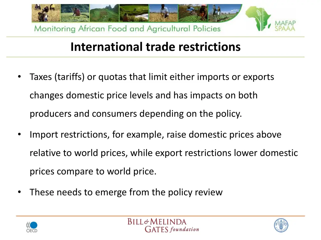 international trade restrictions