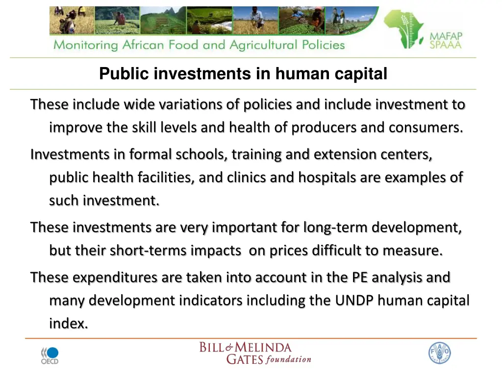 public investments in human capital