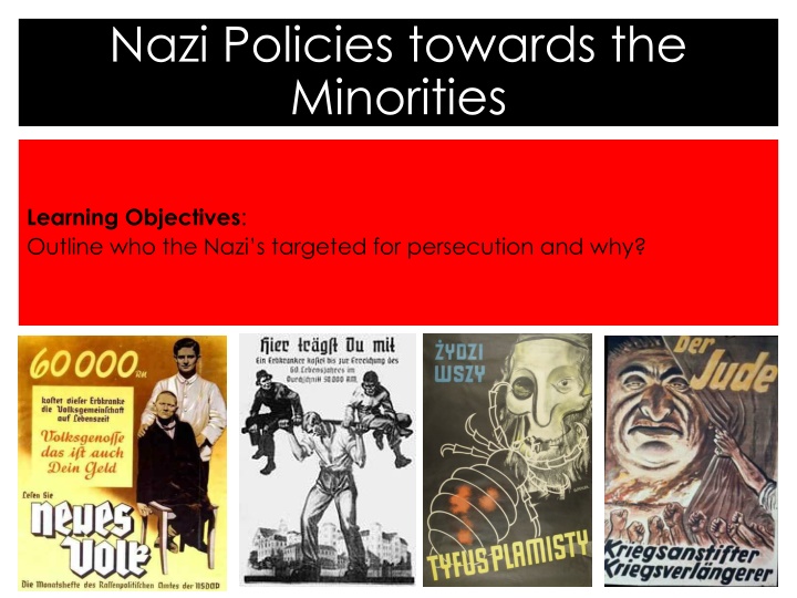 nazi policies towards the minorities