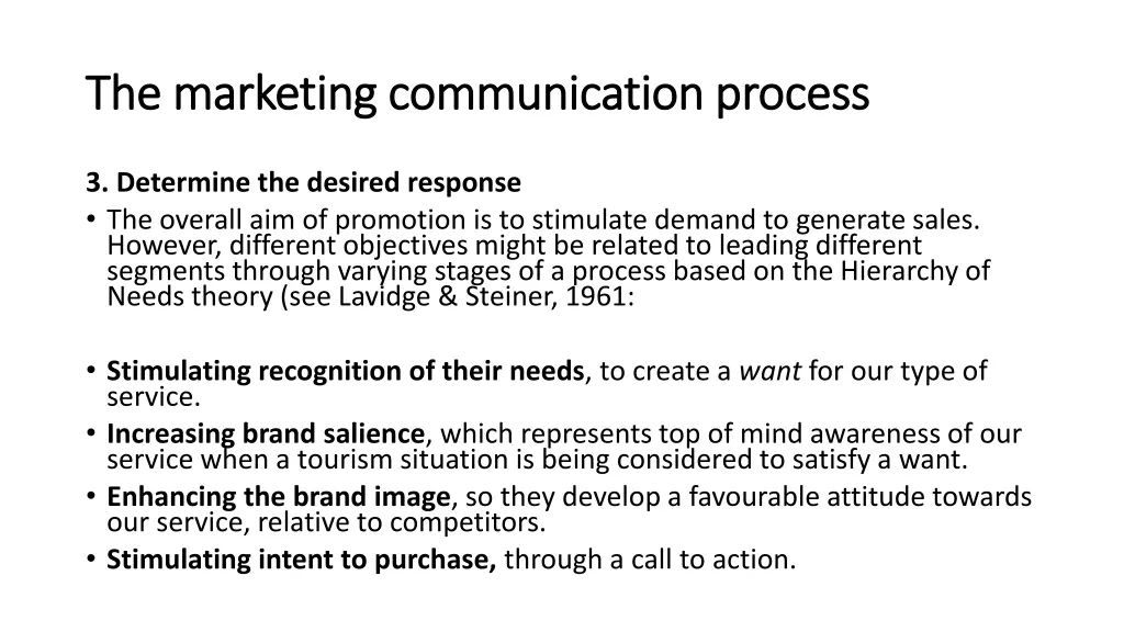 the marketing communication process the marketing 1