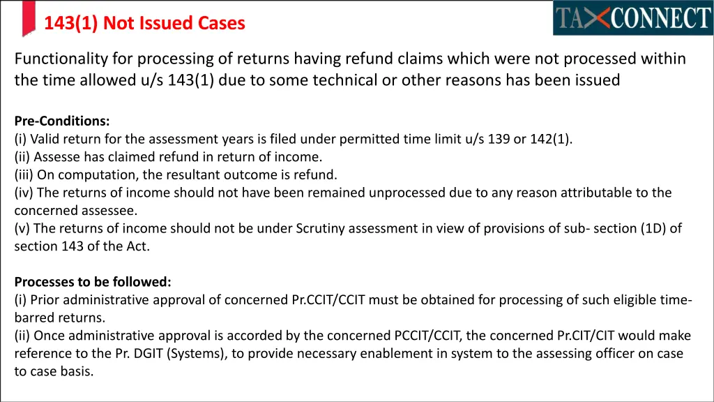 143 1 not issued cases