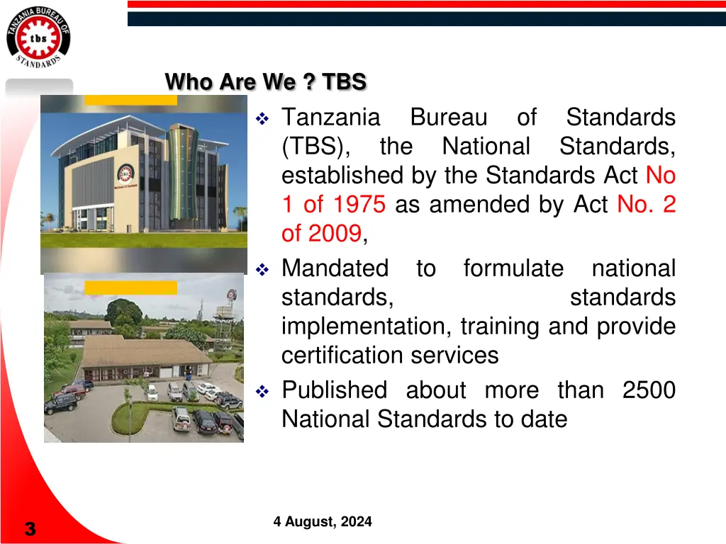 who are we tbs tanzania