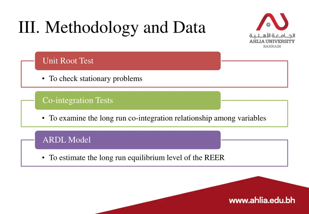 iii methodology and data