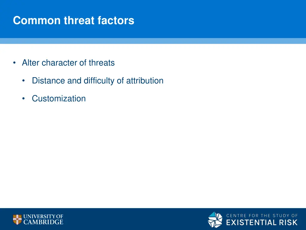 common threat factors 3