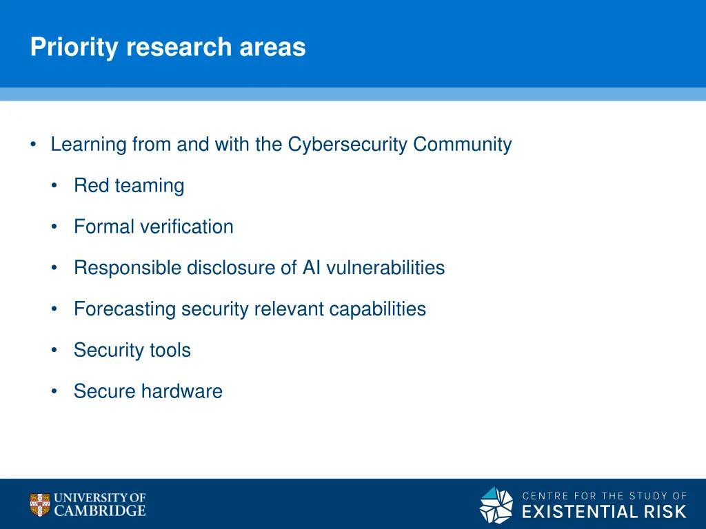 priority research areas 1